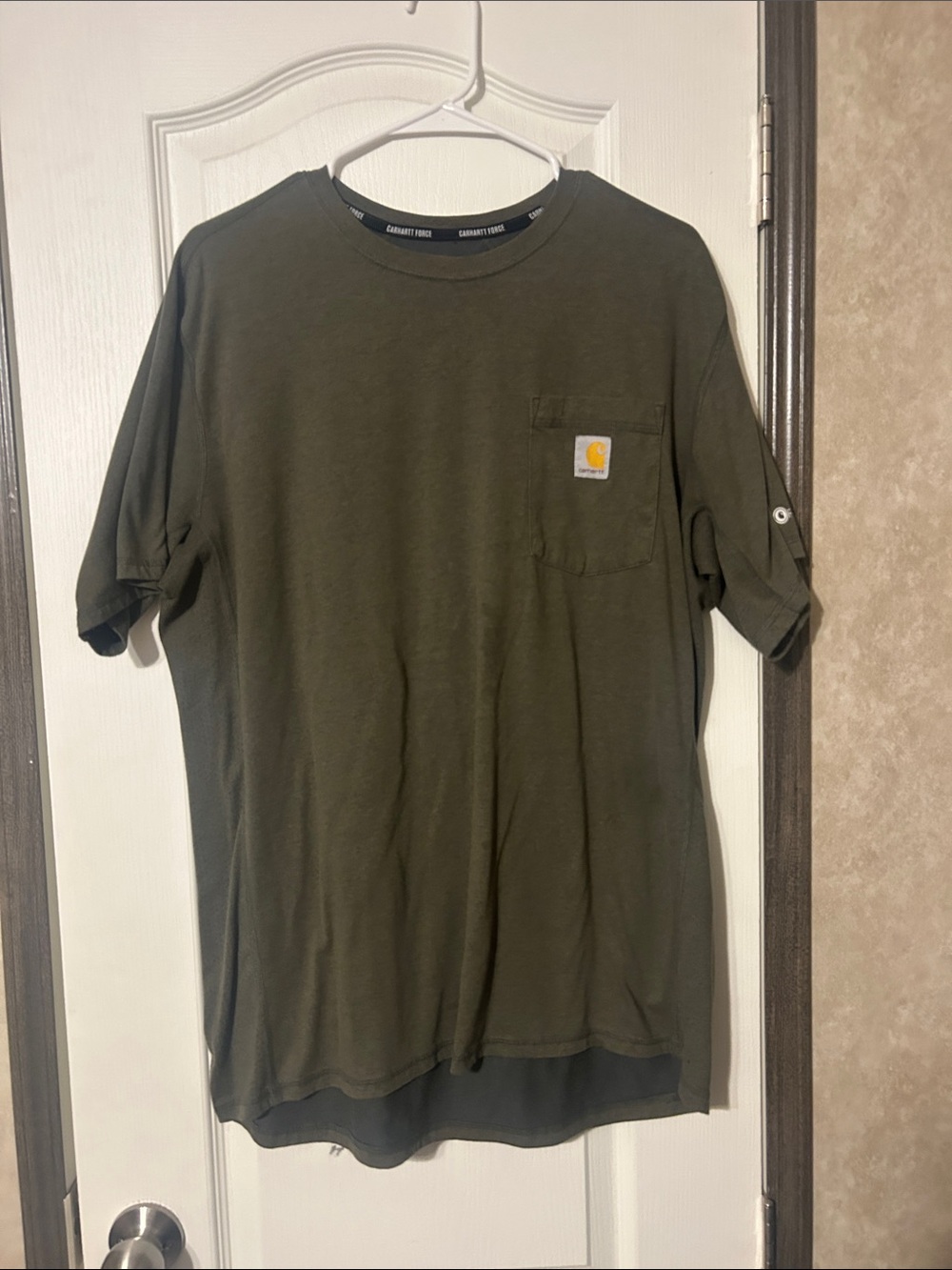 Carhartt Men’s Olive Pocket Short-Sleeve Tee